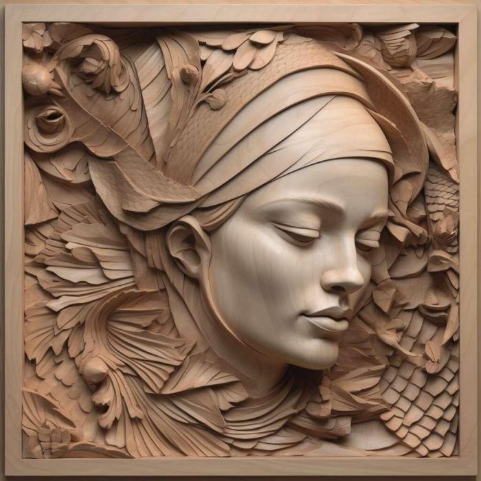 نموذج ثلاثي الأبعاد لآلة CNC 3D Art 